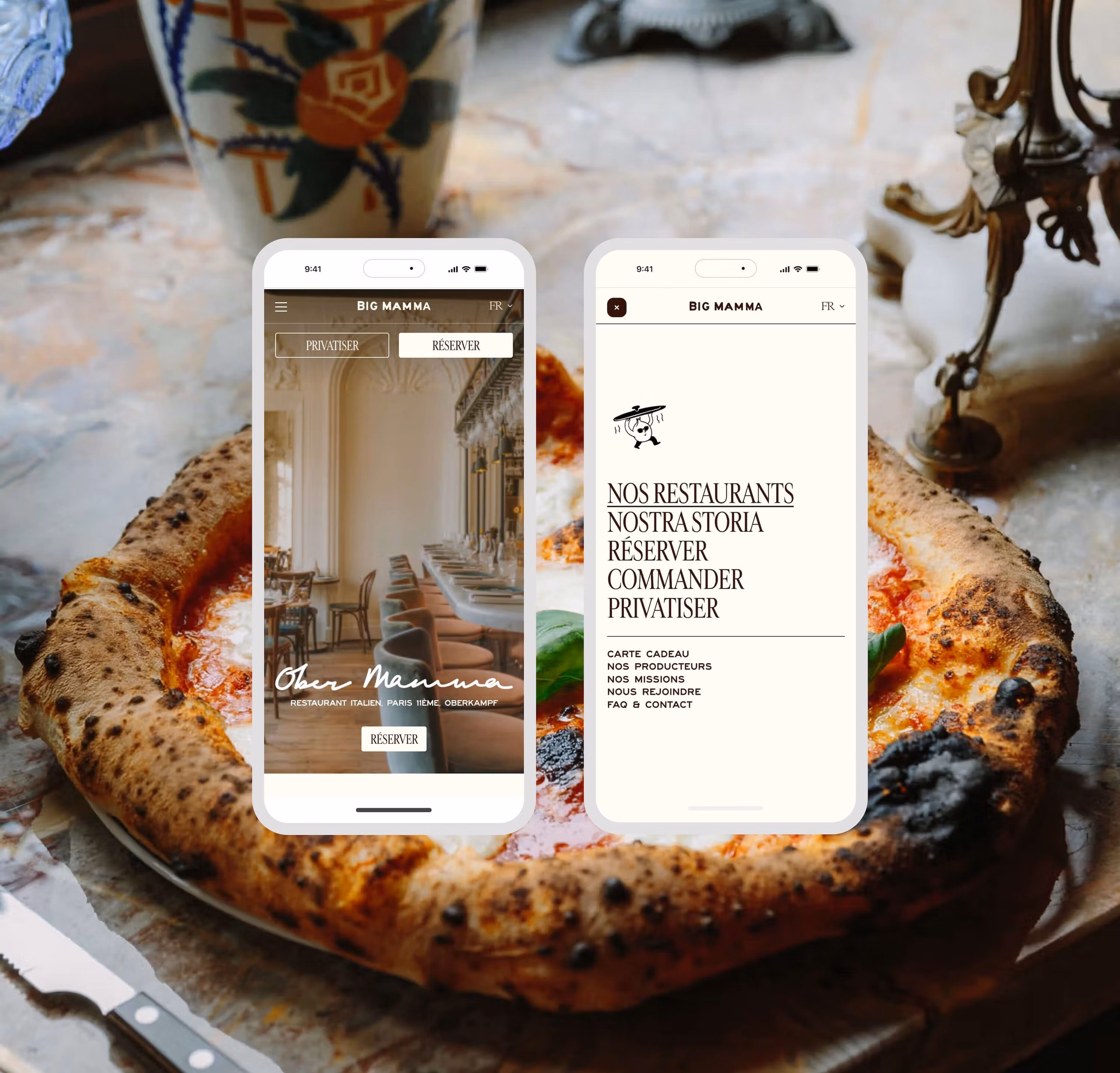 site Brand website Sanity Big Mamma