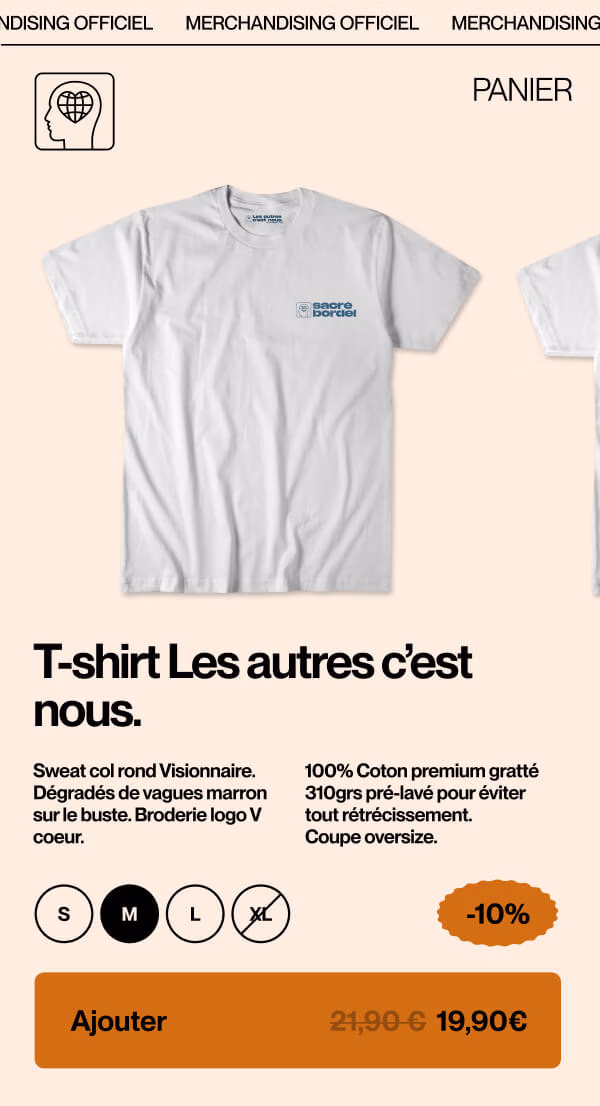 site E-commerce Shopify Merch Bigflo & Oli