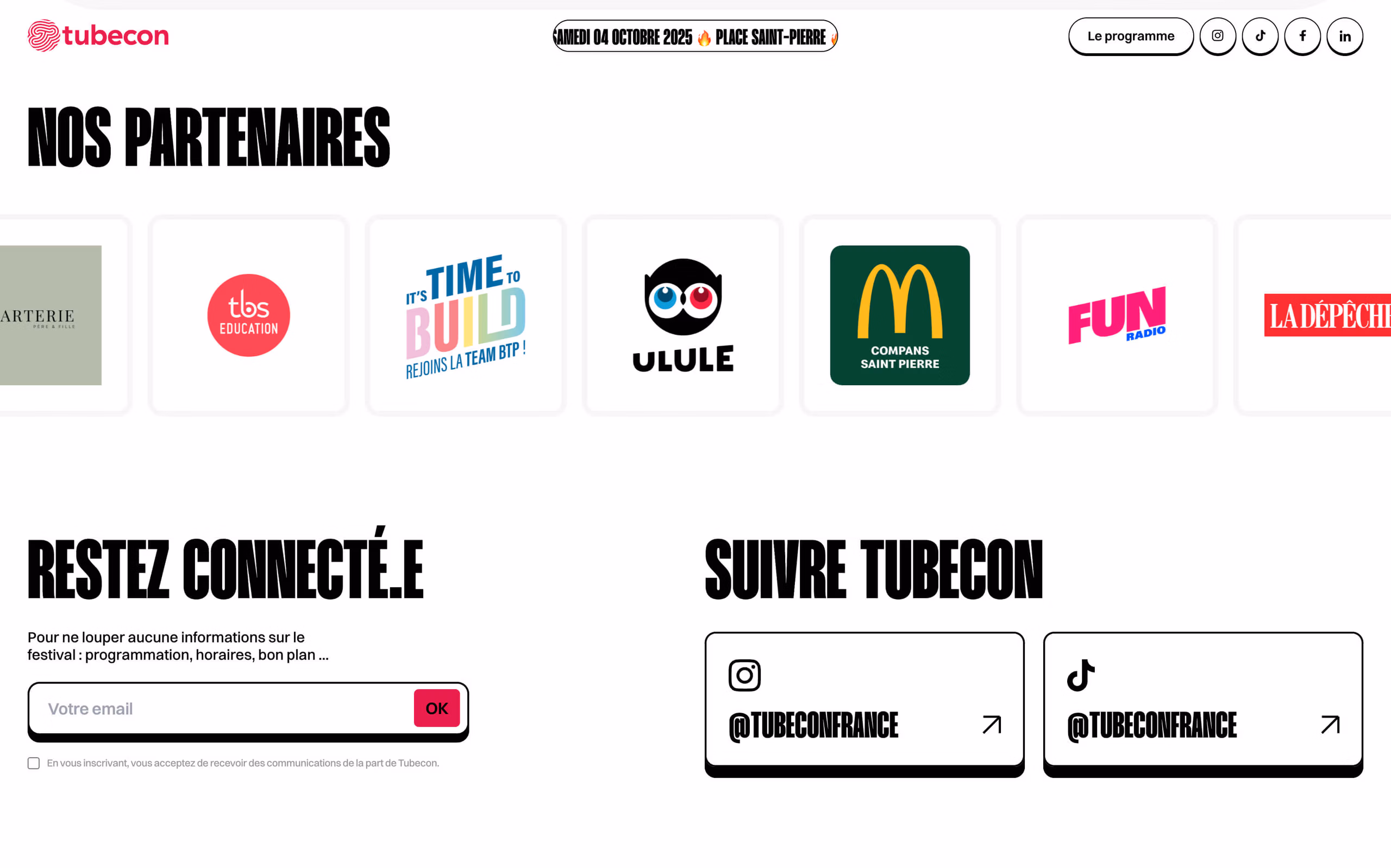 site Brand website Sanity Dépêche Interactive