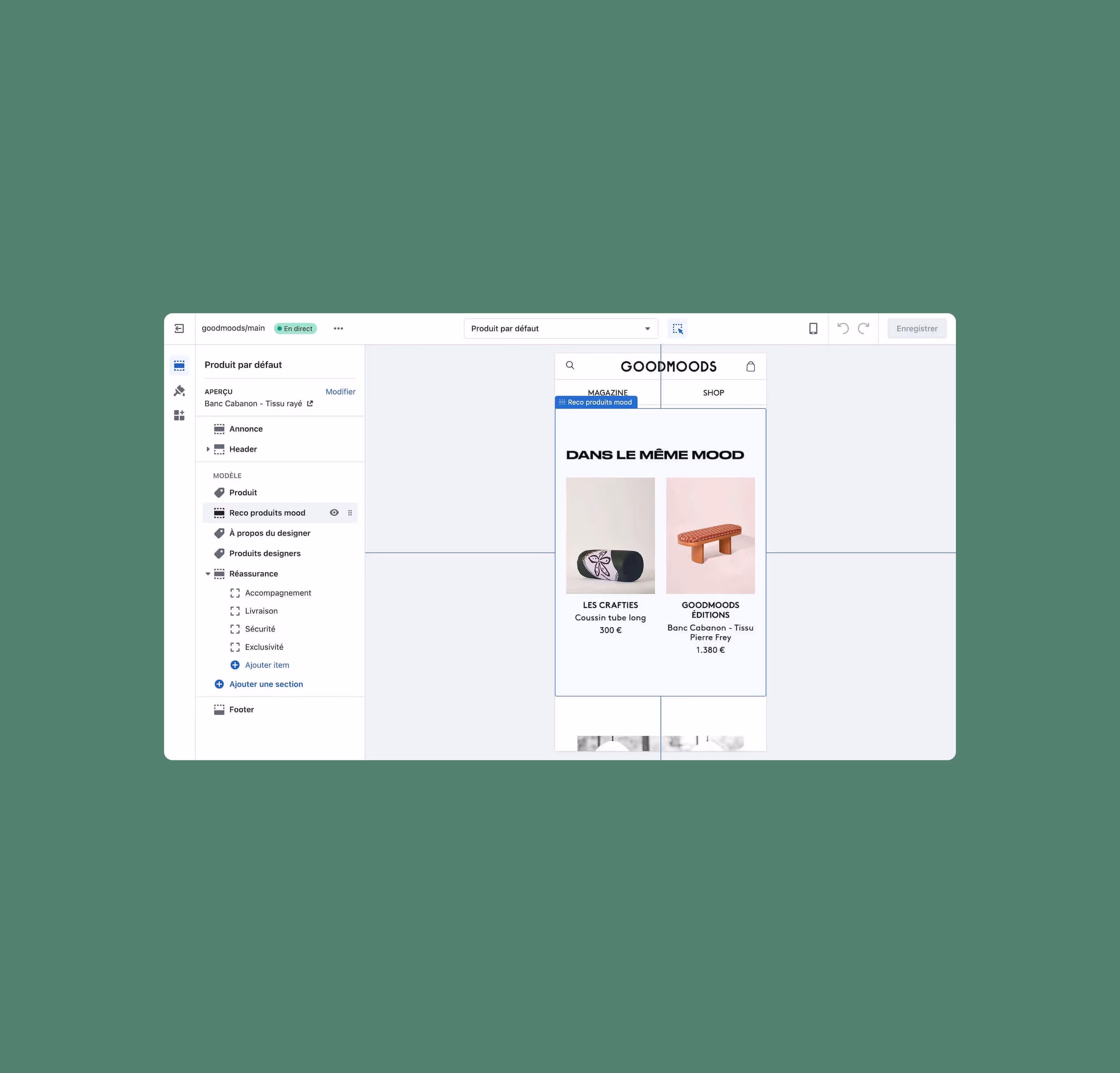 site E-commerce Shopify Goodmoods Éditions