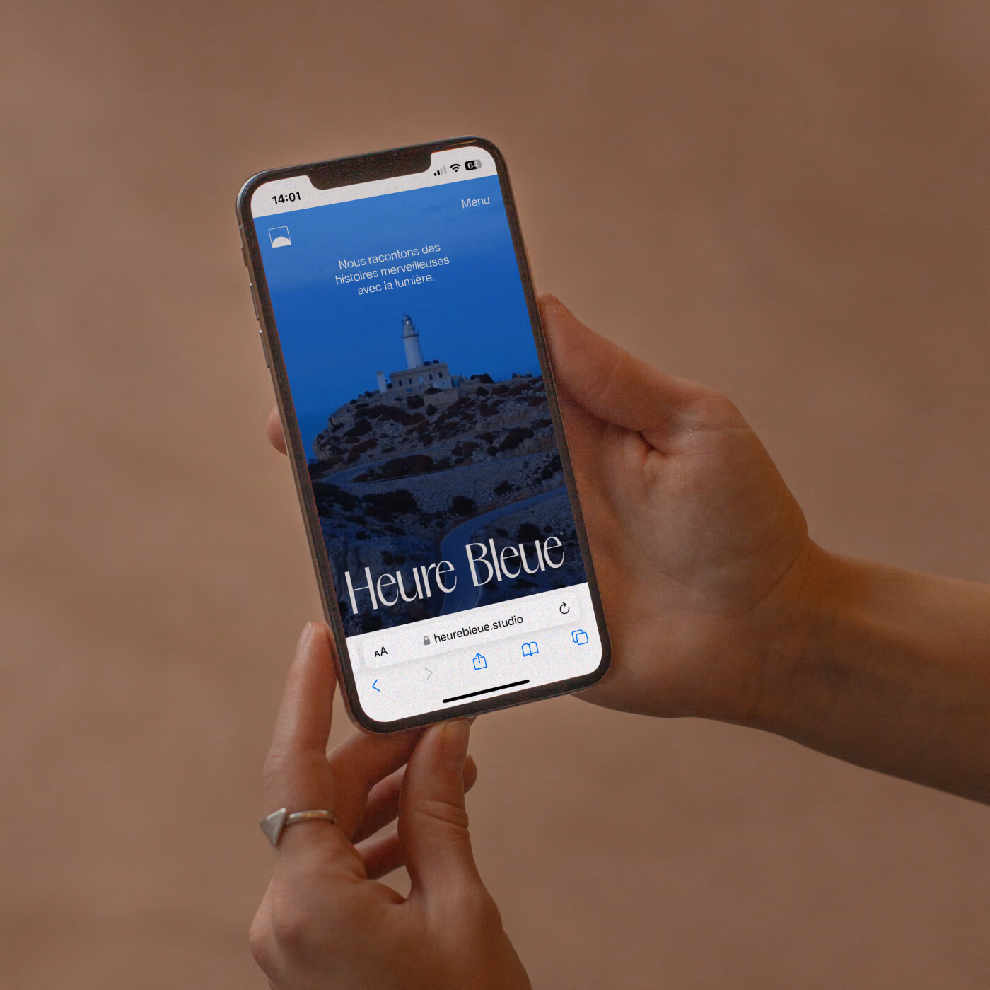 site Brand website Sanity Heure Bleue