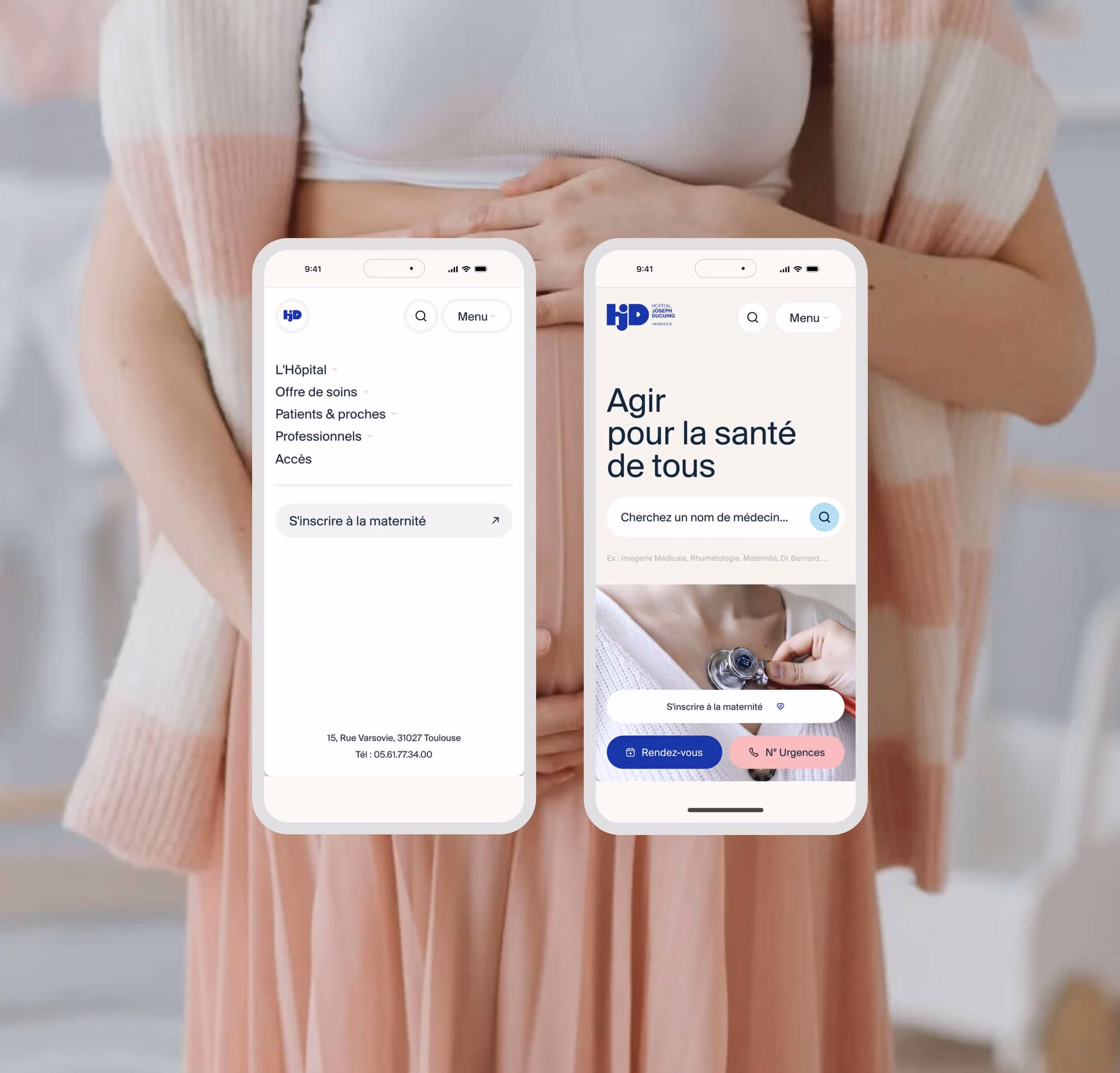 site Sanity Brand website H. Joseph Ducuing