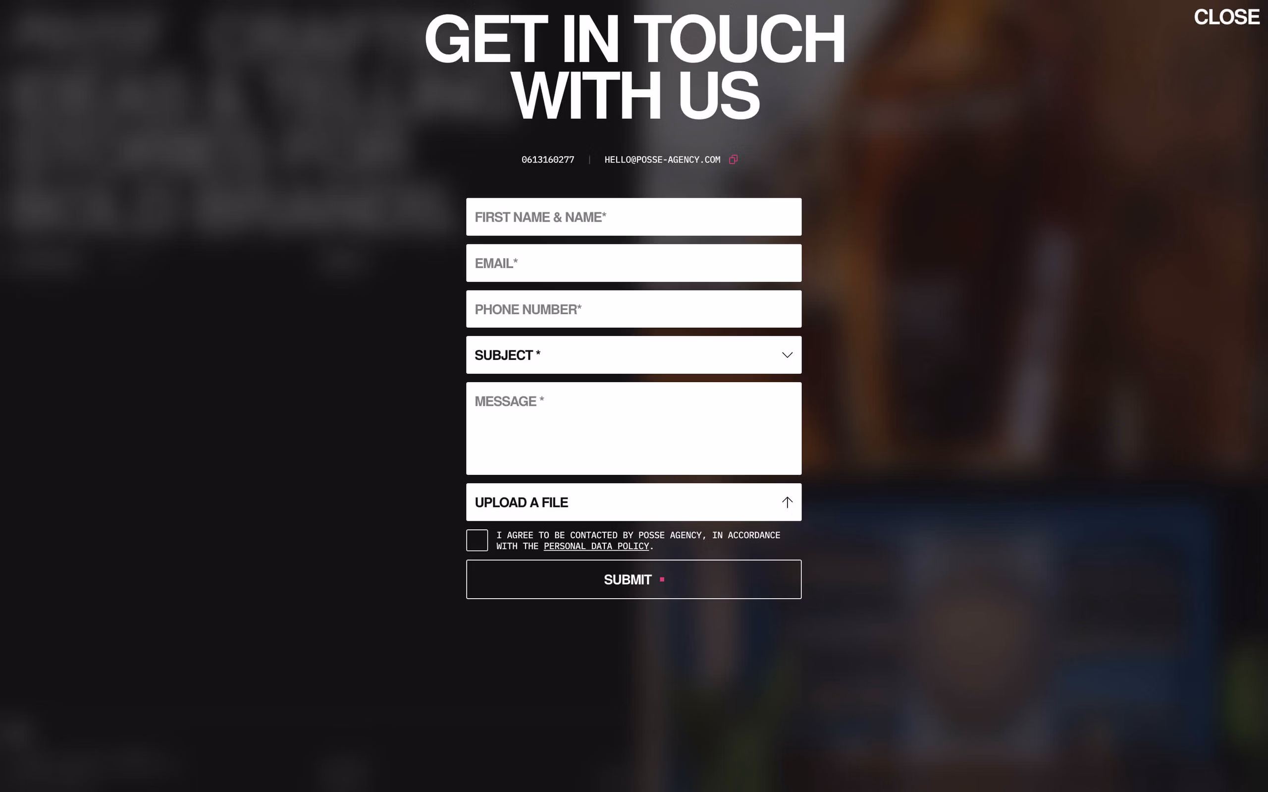 site Brand website Sanity Posse