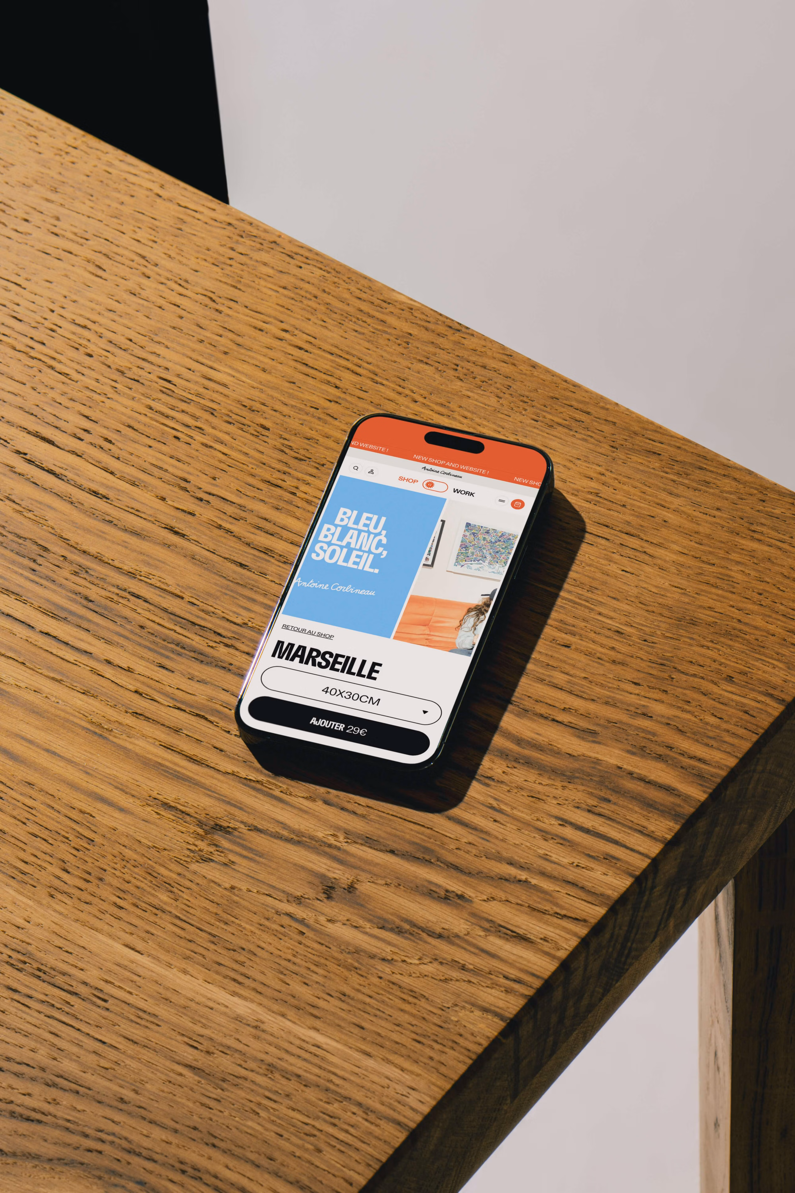 site E-commerce Shopify Antoine Corbineau