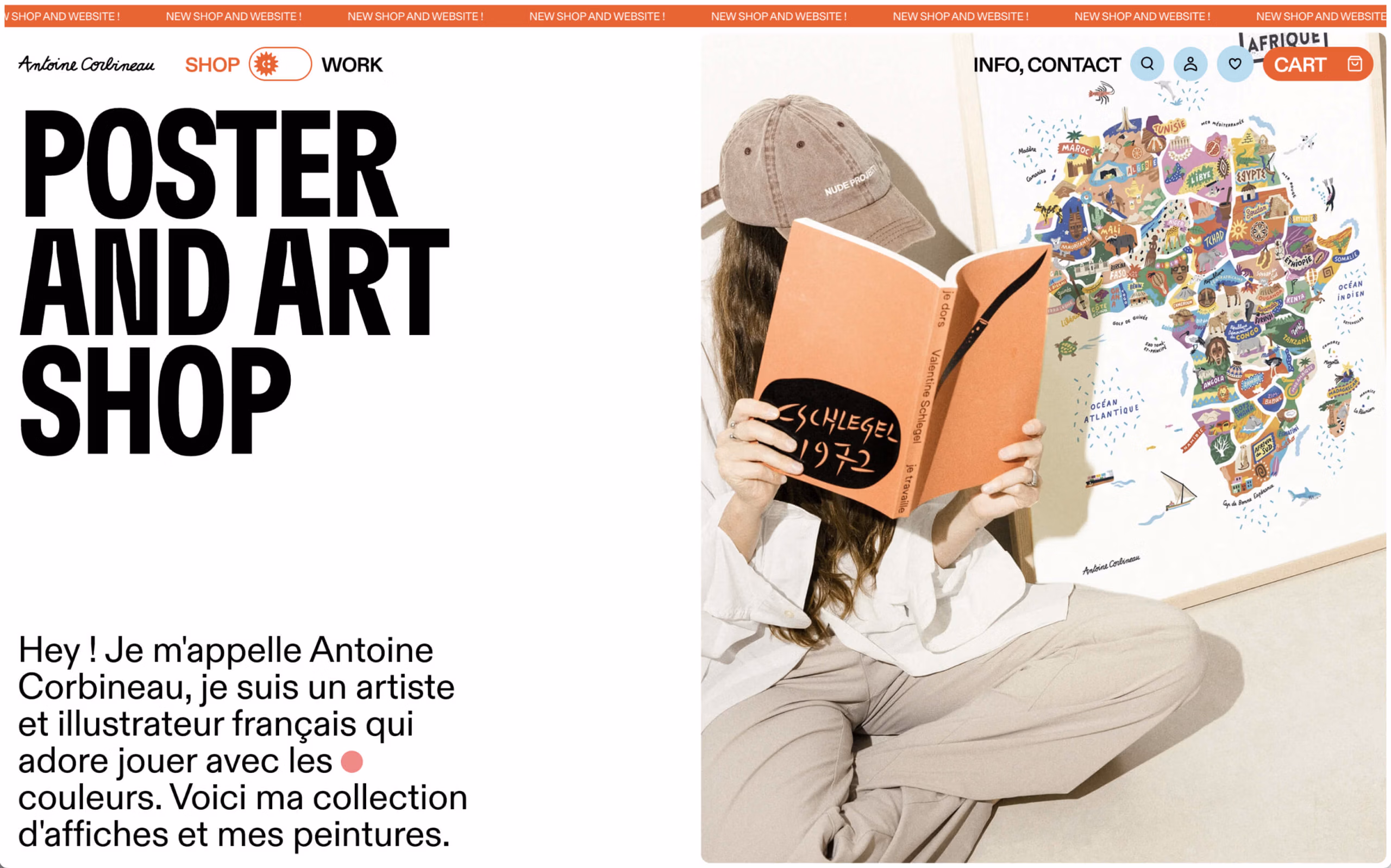 site E-commerce Shopify Antoine Corbineau