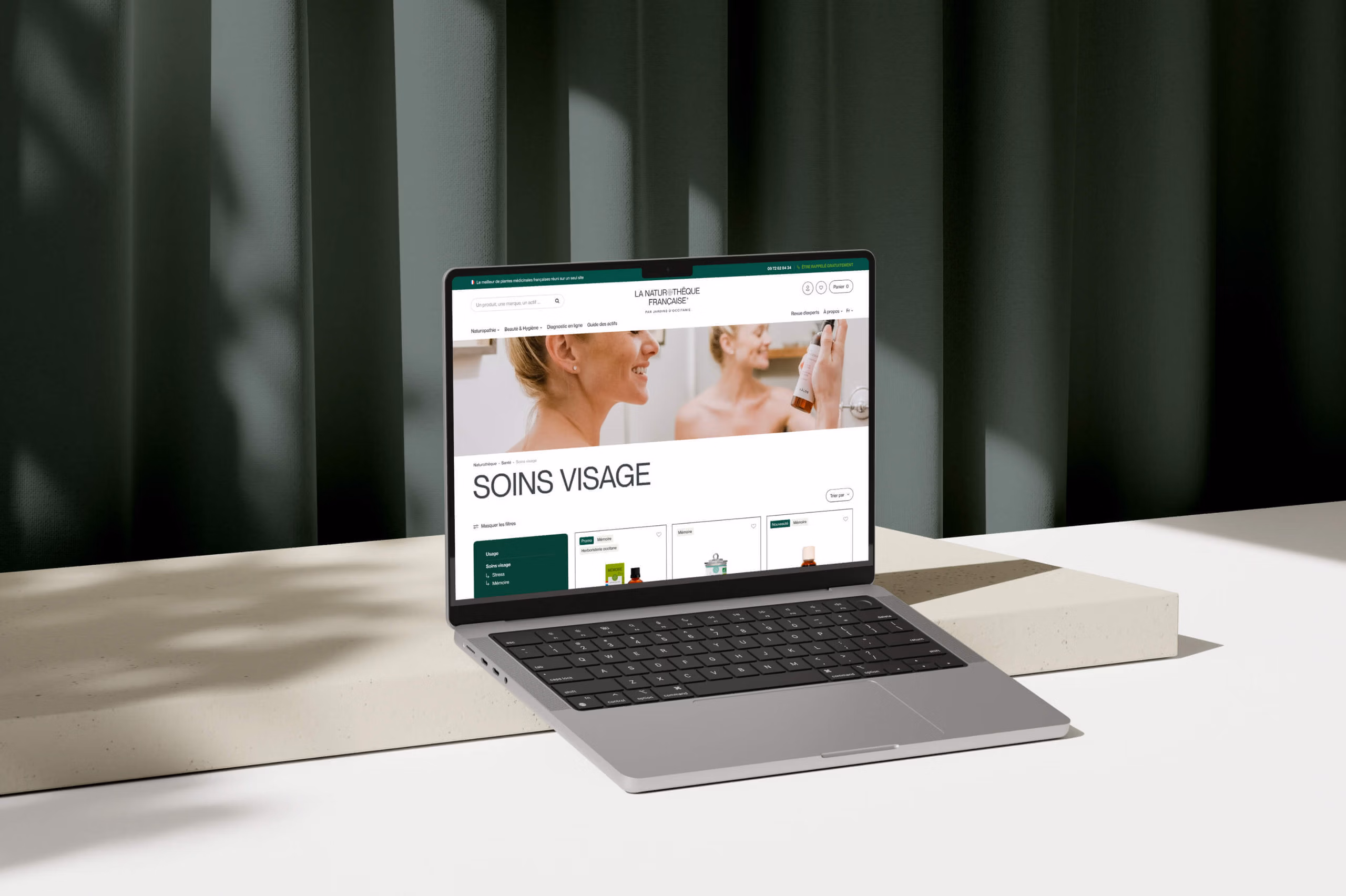 site E-commerce Shopify La Naturothèque Française