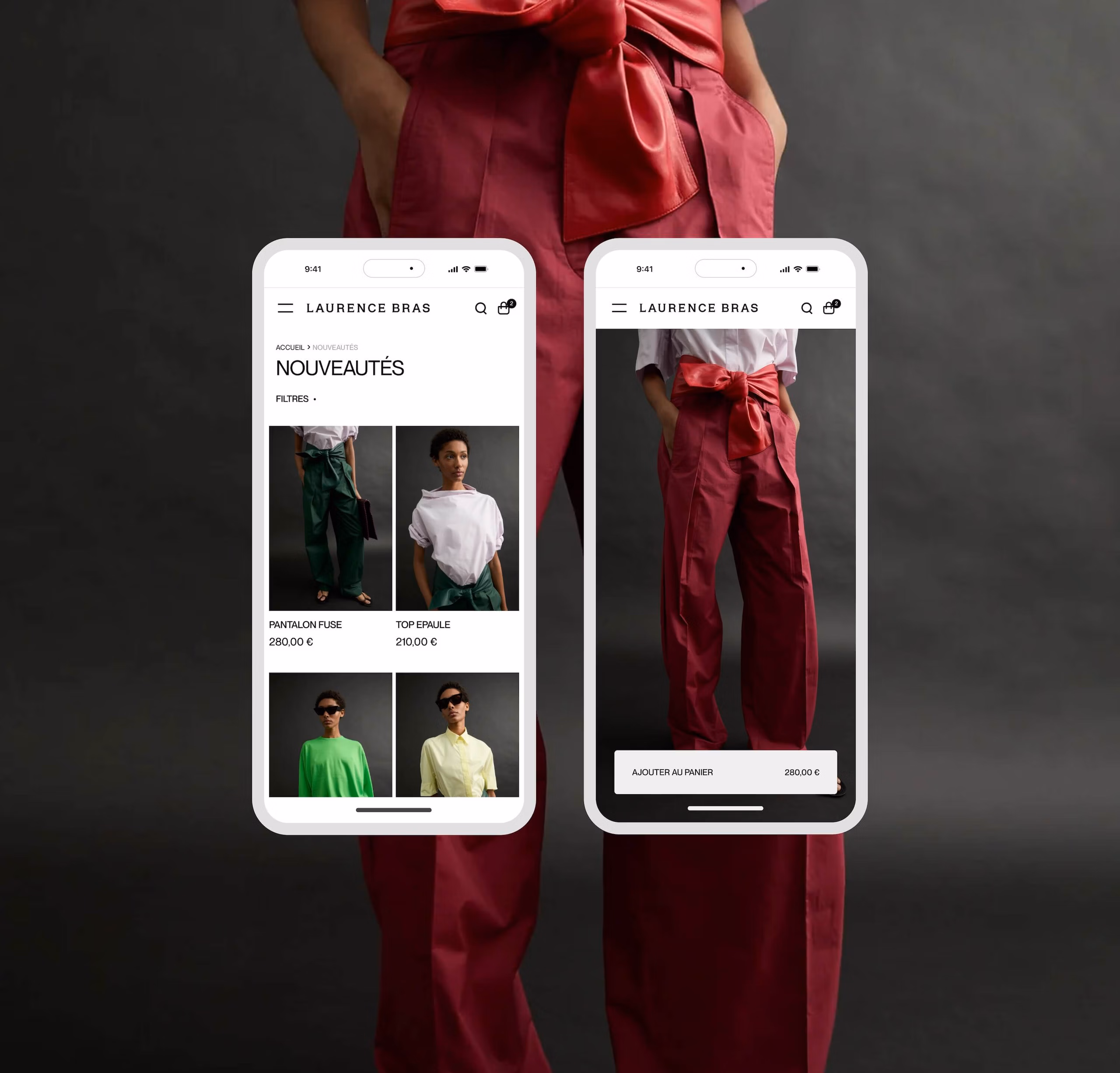 site E-commerce Shopify Laurence Bras