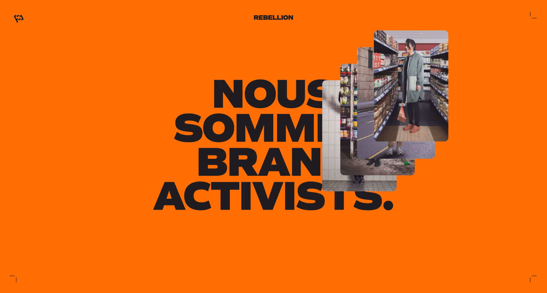 site Brand website Sanity Rebellion