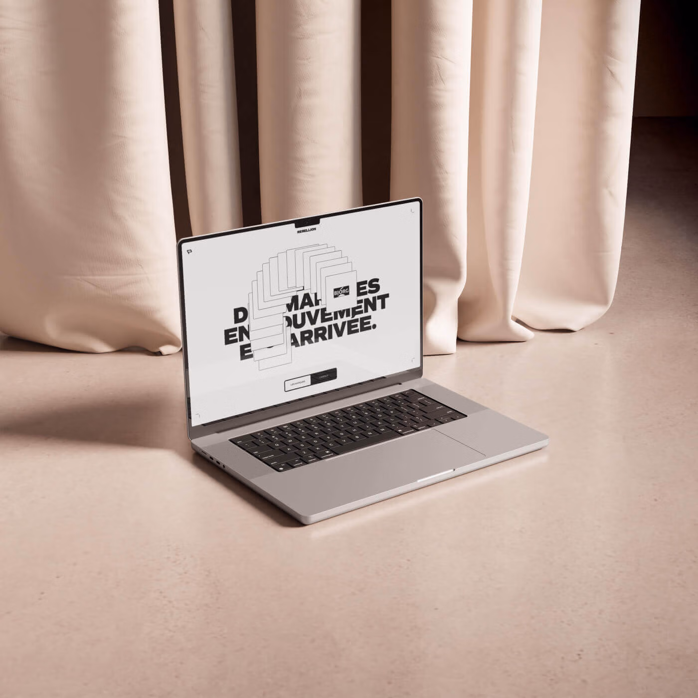 site Brand website Sanity Rebellion